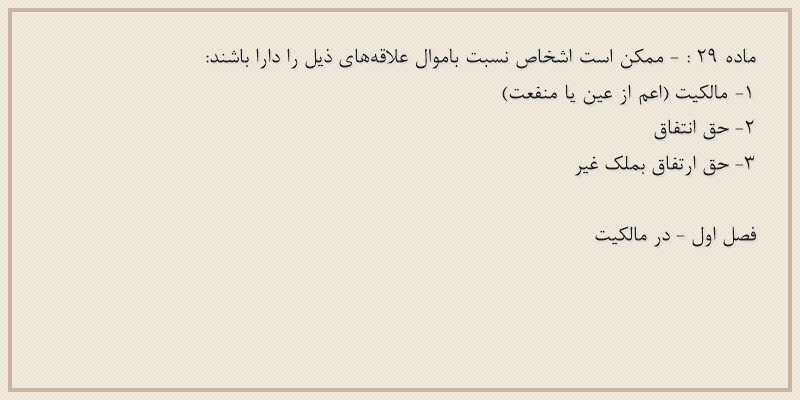 ماده۲۹