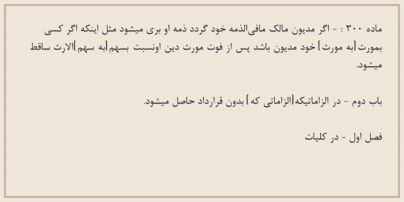 ماده۳۰۰