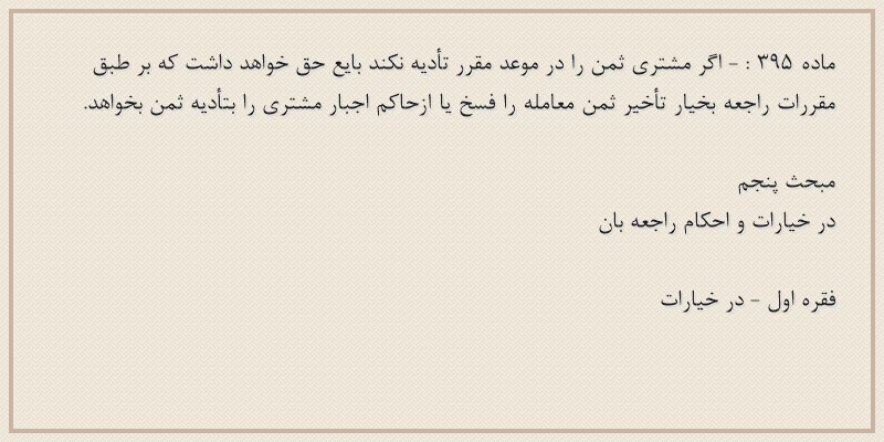 ماده۳۹۵