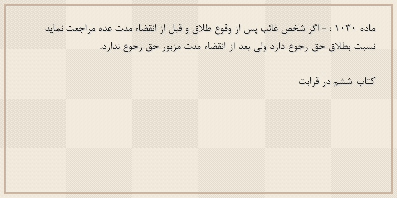 ماده۱۰۳۰