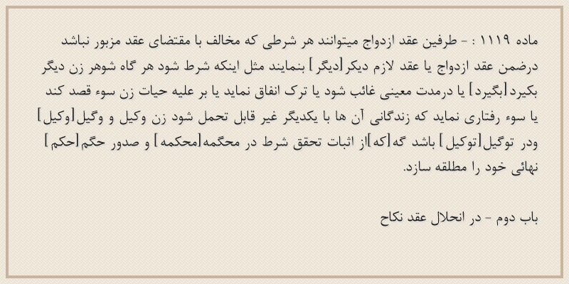 ماده۱۱۱۹