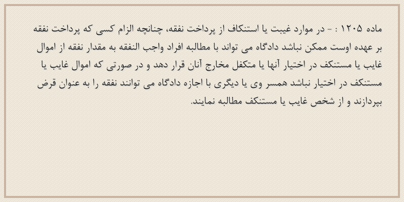 ماده۱۲۰۵
